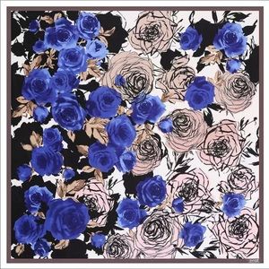 Gorgeous floral scarf. 50x50 inches